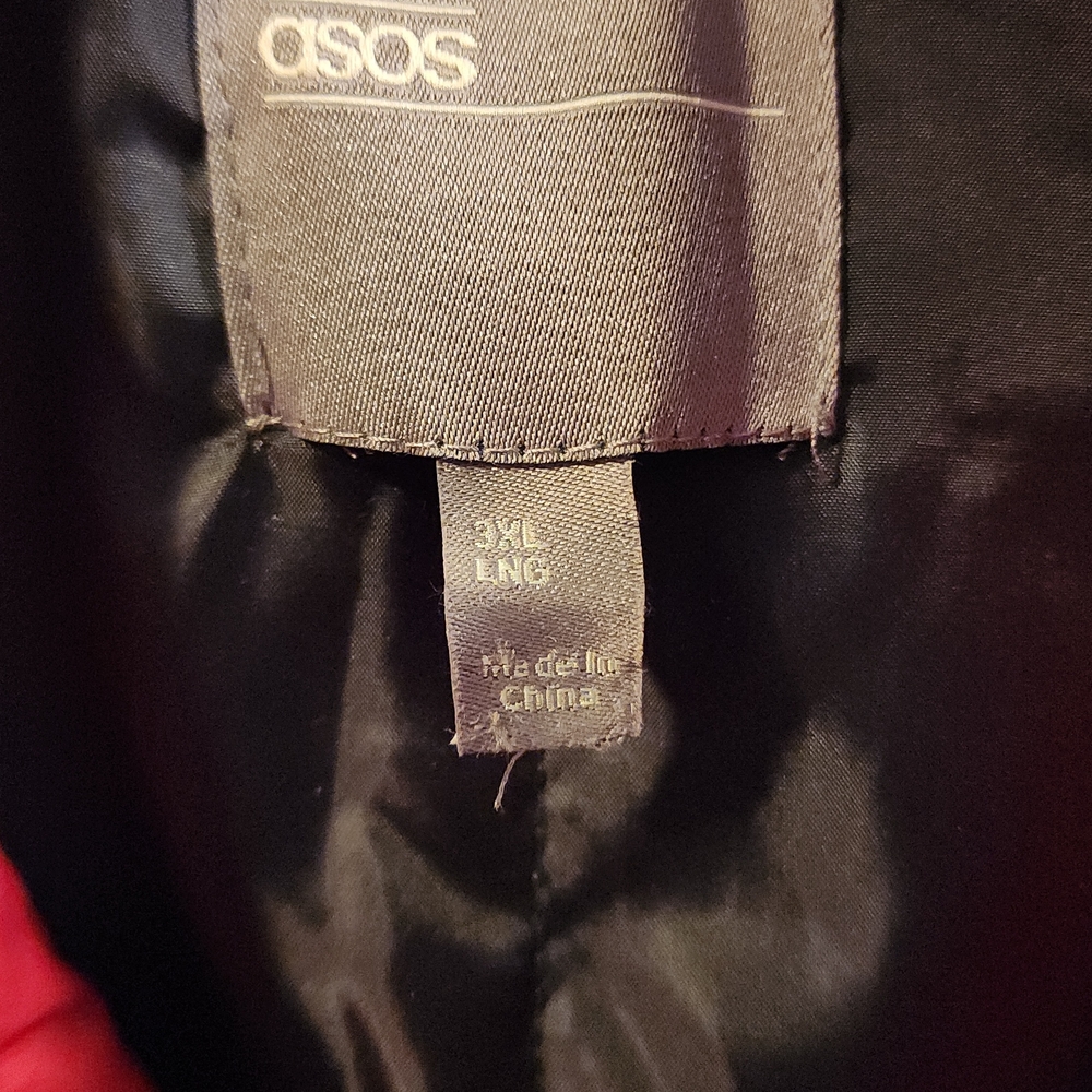 ASOS Red Performance Jacket - Picture 2 of 5